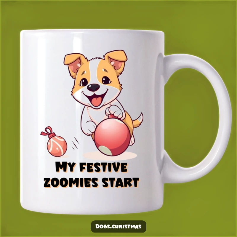 Funny Dog Christmas Ornament Chaos Mug: Perfect Gift for Dog Lovers