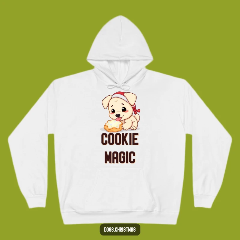 Funny Magical Cookie Dog Hoodie: Cozy Christmas Pup Sweatshirt, Great Gift
