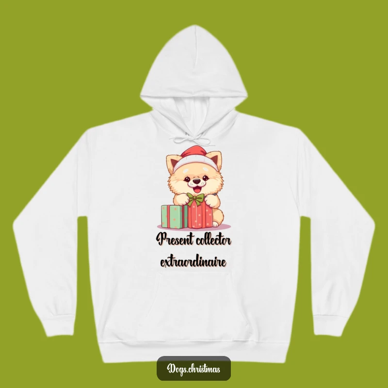 Cozy Funny Santa Dog Hoodie: Warm and Joyful Christmas Pet Apparel