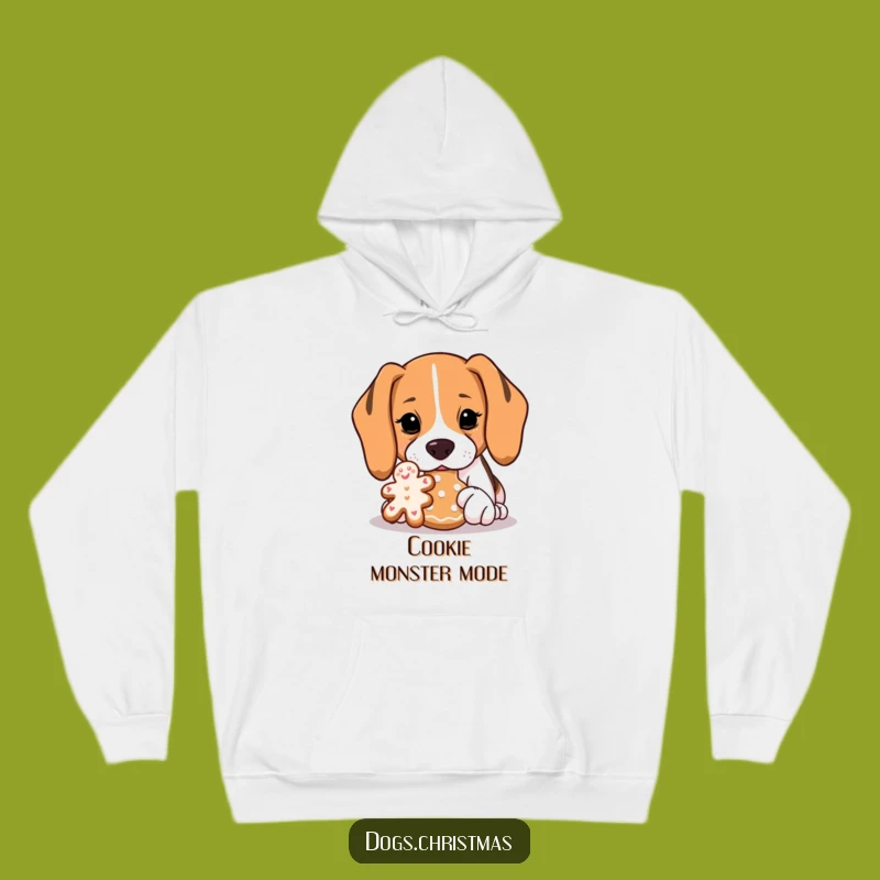 Funny Beagle Cookie Sniff Hoodie - Cozy Hungry Dog Treat Gift