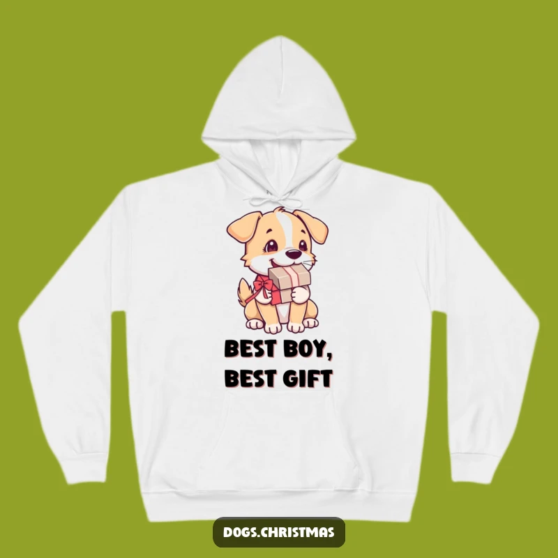 Funny Dog Present Hoodie: Cozy Wagging Tail Apparel for Dog Enthusiasts