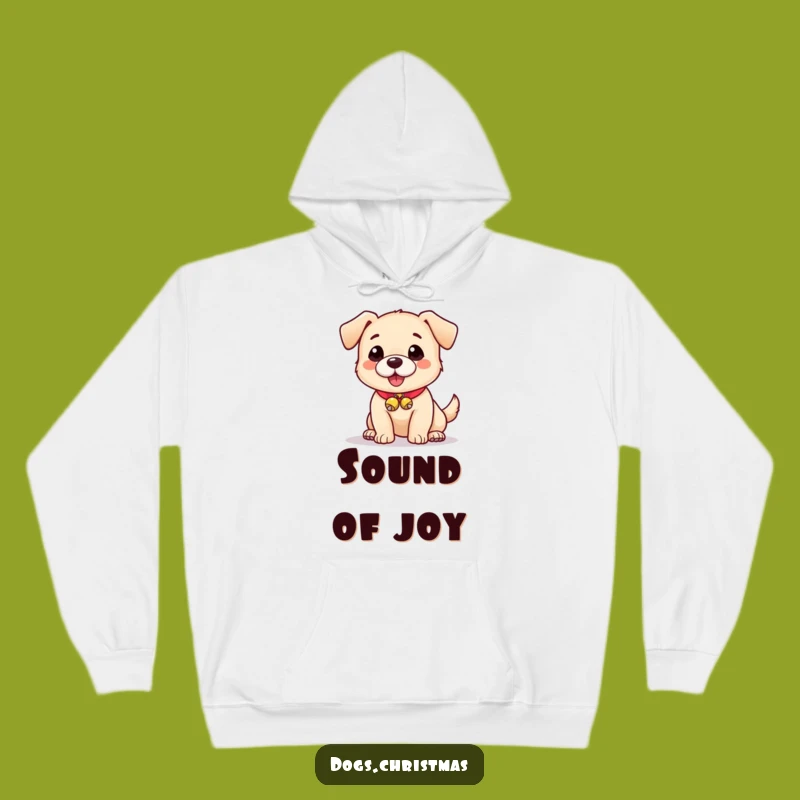Funny Dog With Bells Hoodie - Cozy & Adorable Pet Apparel Gift!