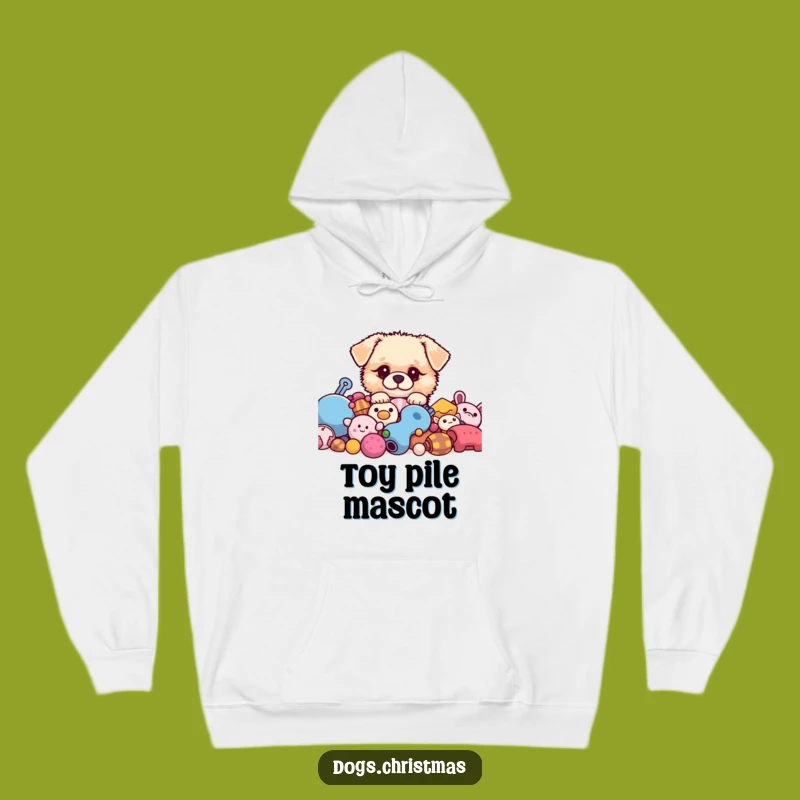 Funny Kawaii Dog Hoodie, Cozy Fluffy Pup, Warm & Cute Gift