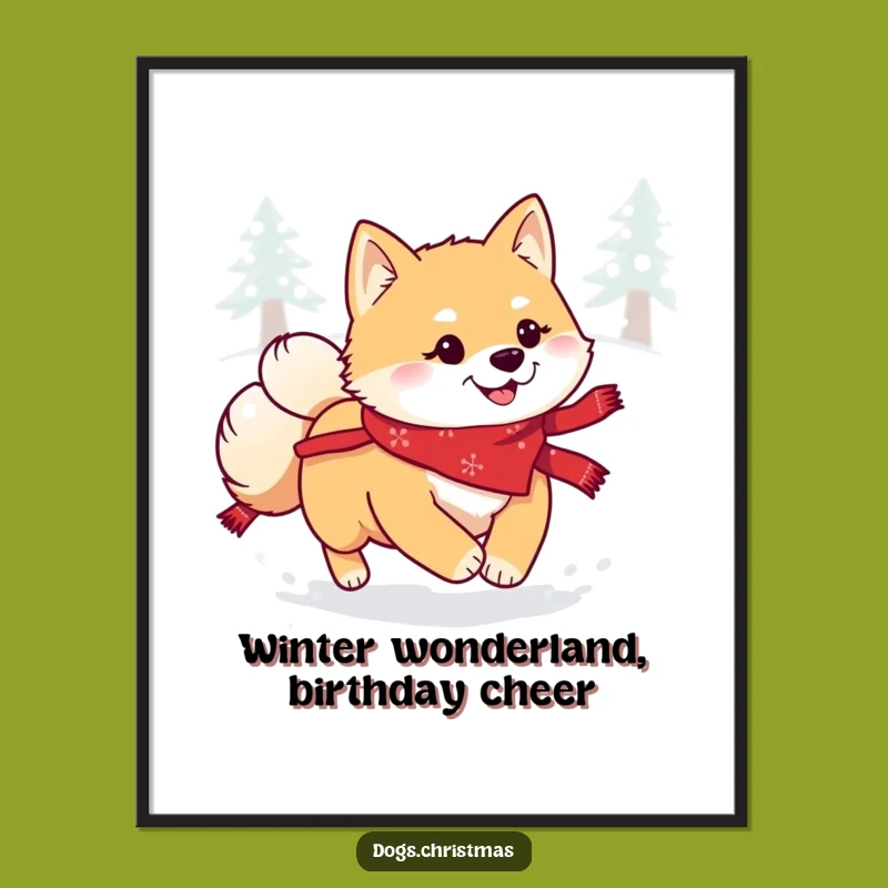 Free Printable Shiba Inu Wall Art: Funny Kawaii Dog Decor