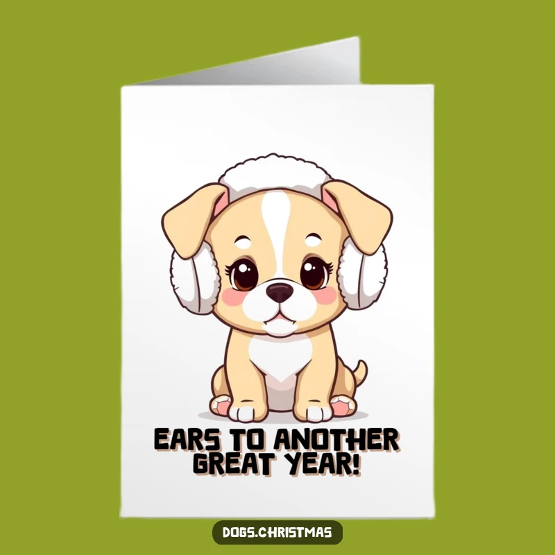 Funny Free Printable Puppy Birthday Card: Curious Kawaii Pup Downloadable Gift