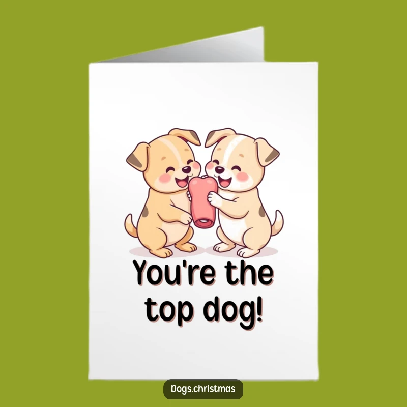 Congrats! Free Printable Dog Card - Playful Pups Downloadable Celebration