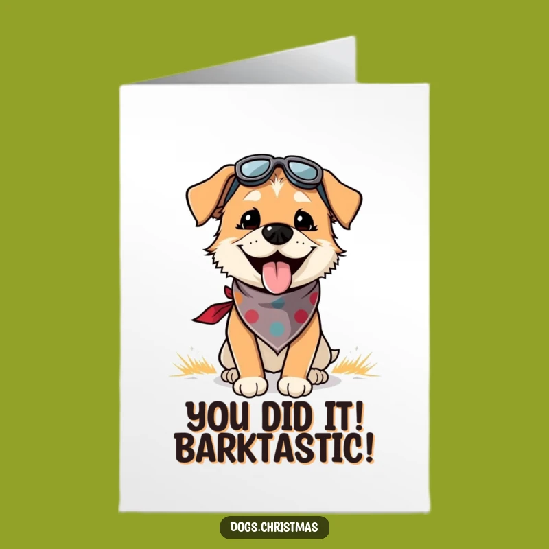 Free Printable Dog Congrats Card: Pawsome Achievement Downloadable Gift for Dog Lovers