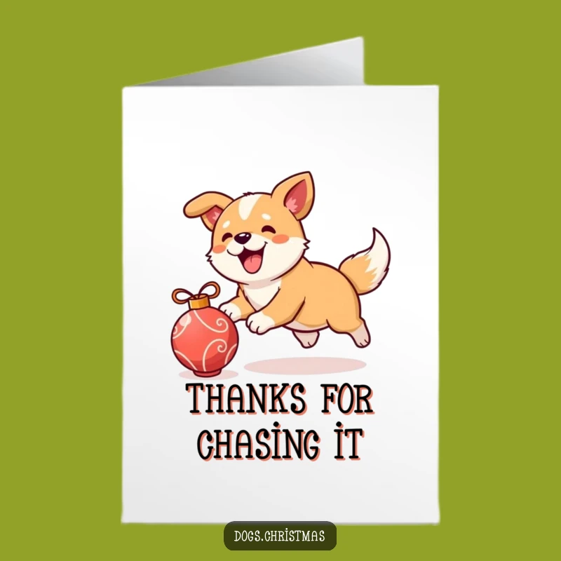 Free Printable Kawaii Dog Thank You Card: Funny DIY Downloadable Gift of Gratitude