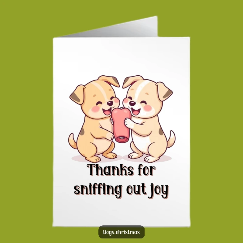 Thanks a Bunch! Free Printable Dog Card - Playful Pups Downloadable Gratitude