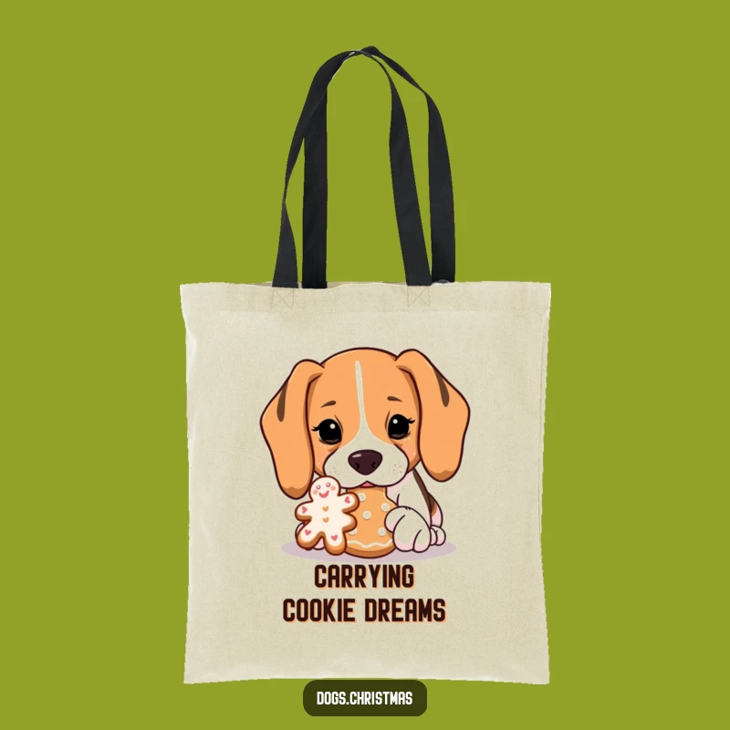 Funny Beagle Cookie Sniff Tote Bag - Chic Dog Treat Carrier Gift
